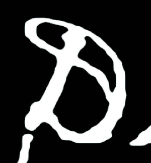 handwriting with smoother edges