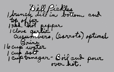 screenshot of recipe with white areas selected in Coreldraw