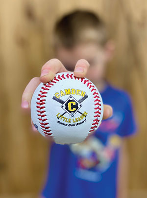 UV printed baseball
